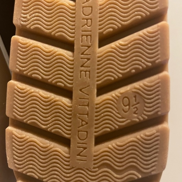 Adrienne Vittadini NAVY Tevin Suede Wedge Bootie Knit Cuff NWOB - 9.5 - Picture 10 of 11